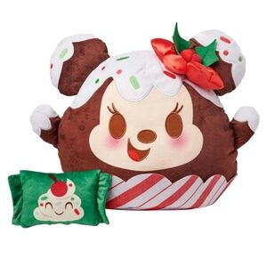 Disney Munchlings Minnie Mouse Holiday Toffee Pudding With Sprinkles Plush NWT